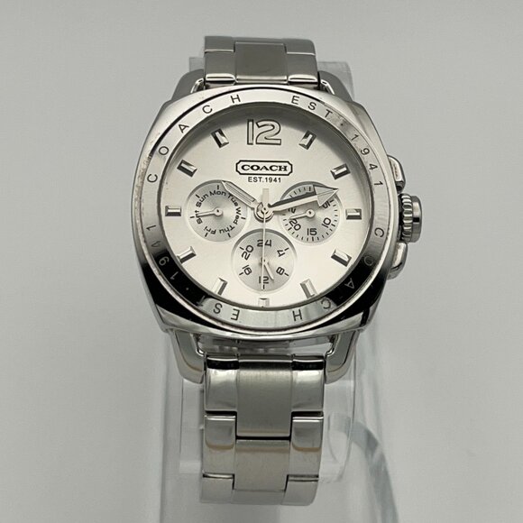 COACH Silver Women's Chronograph Watch - Picture 2 of 7
